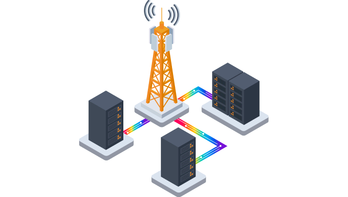 通信キャリアの設備間をAPNで結んだ柔軟な通信ネットワーク